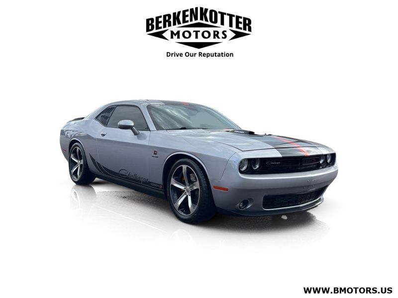 Silver 2015 Dodge Challenger R/T Plus Shaker RWD Coupe Rear-Wheel Drive 6-Speed Manual