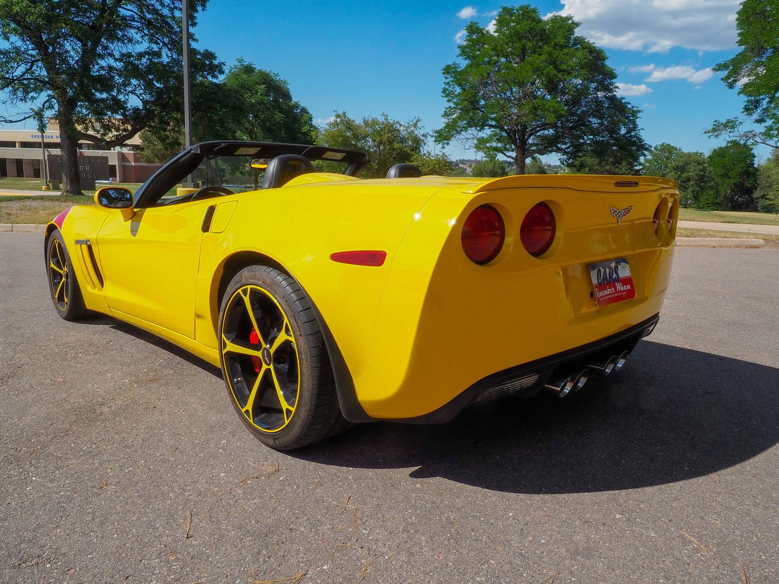 2010 Chevrolet Corvette Yellow Grand Sport