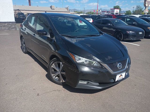 Black 2018 Nissan LEAF SL Hatchback Front-Wheel Drive Automatic