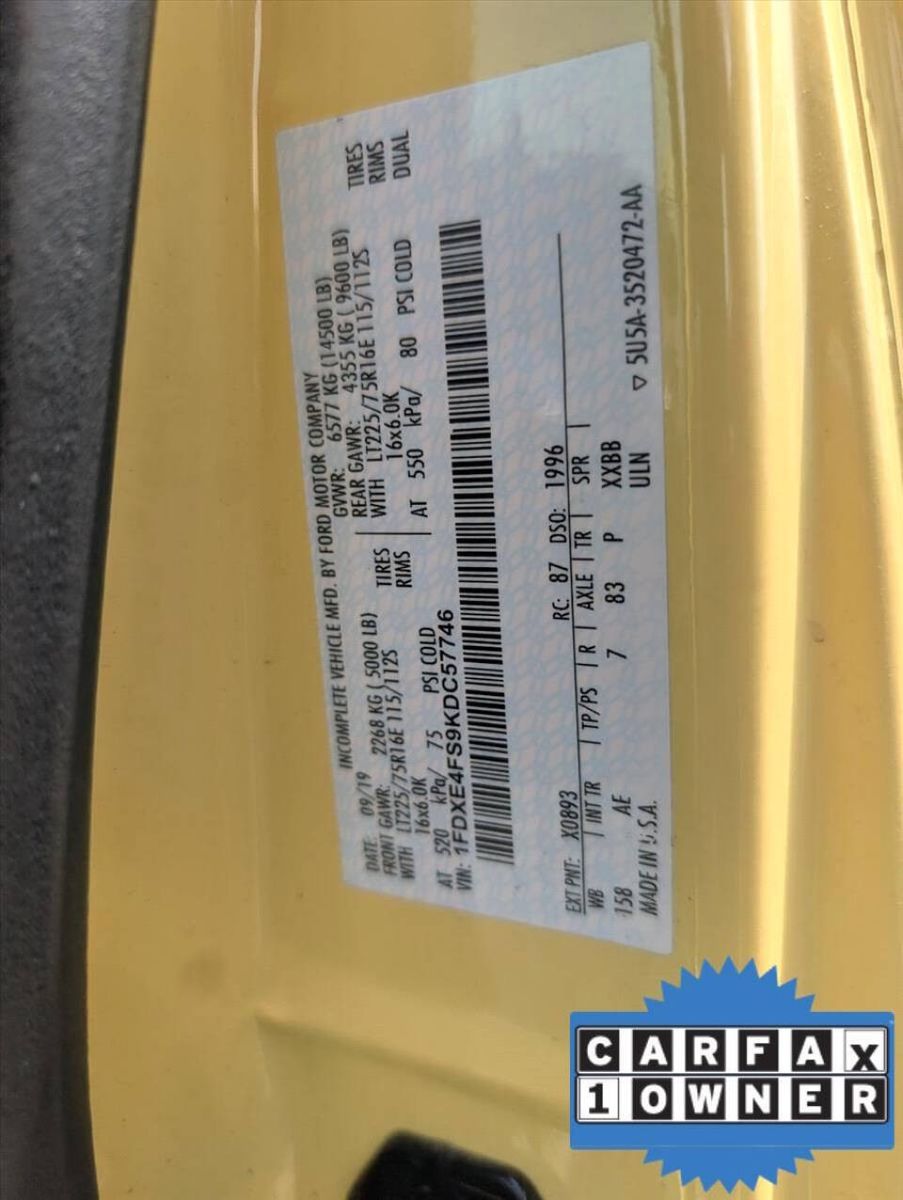 2019 Ford E-Series Chassis 37