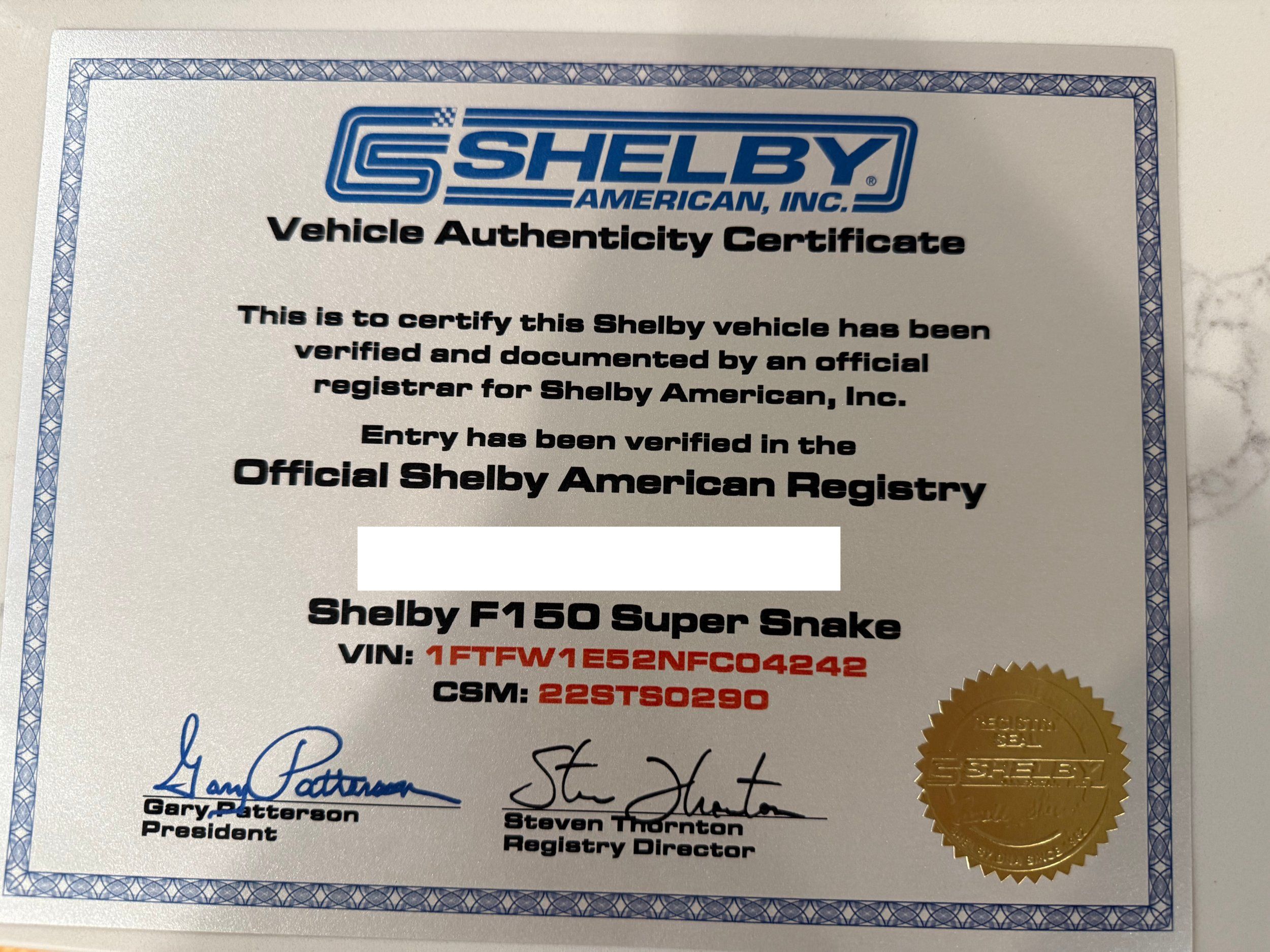 2022 Ford F-150 Blue Super Snake