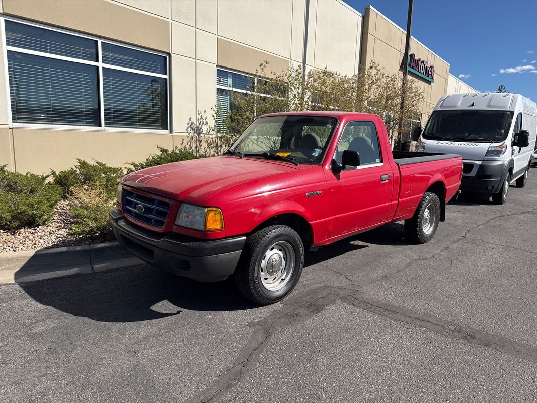 Red 2002 Ford Ranger 2 Dr Edge Standard Cab SB Pickup Truck Rear-Wheel Drive 5-Speed Manual