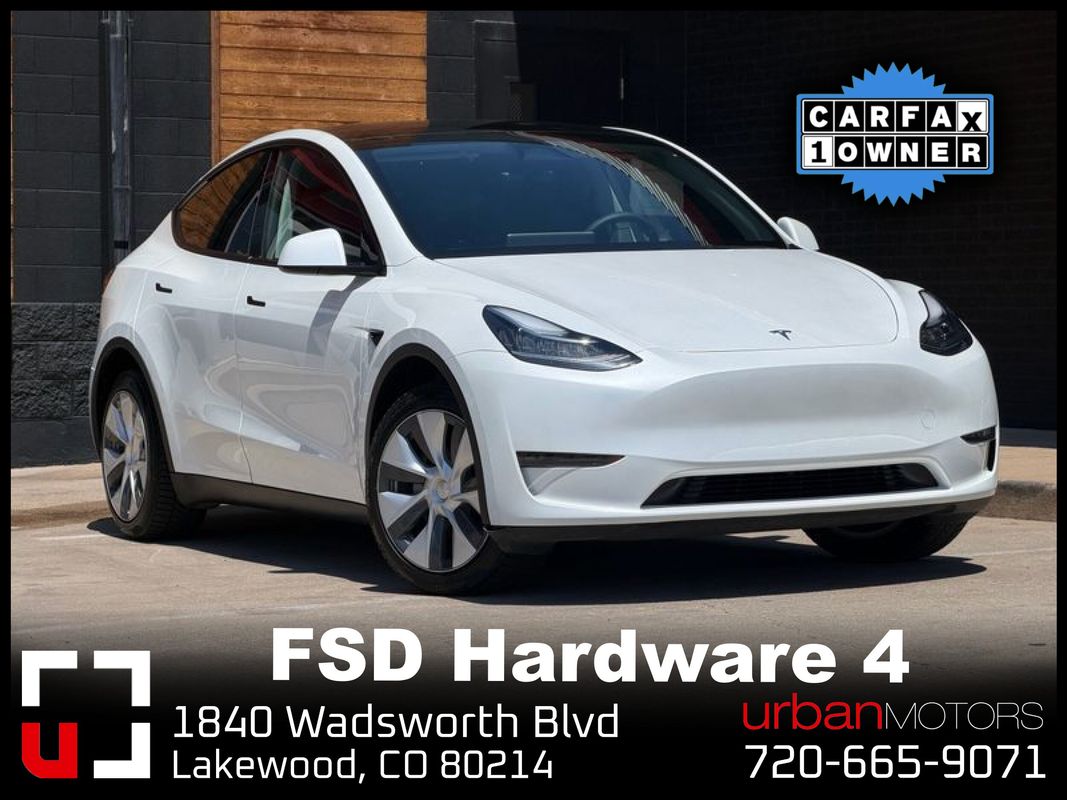 White 2023 Tesla Model Y SUV / Crossover All-Wheel Drive Automatic