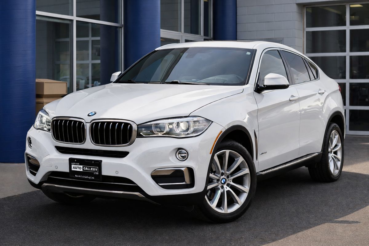 White 2018 BMW X6 xDrive35i AWD SUV / Crossover All-Wheel Drive 8-Speed Automatic