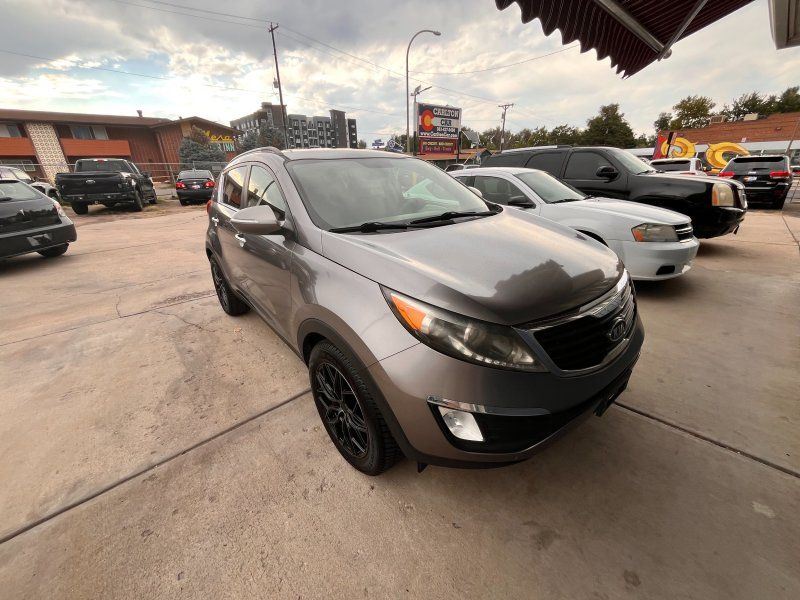 2012 Kia Sportage EX - Tan exterior view 2