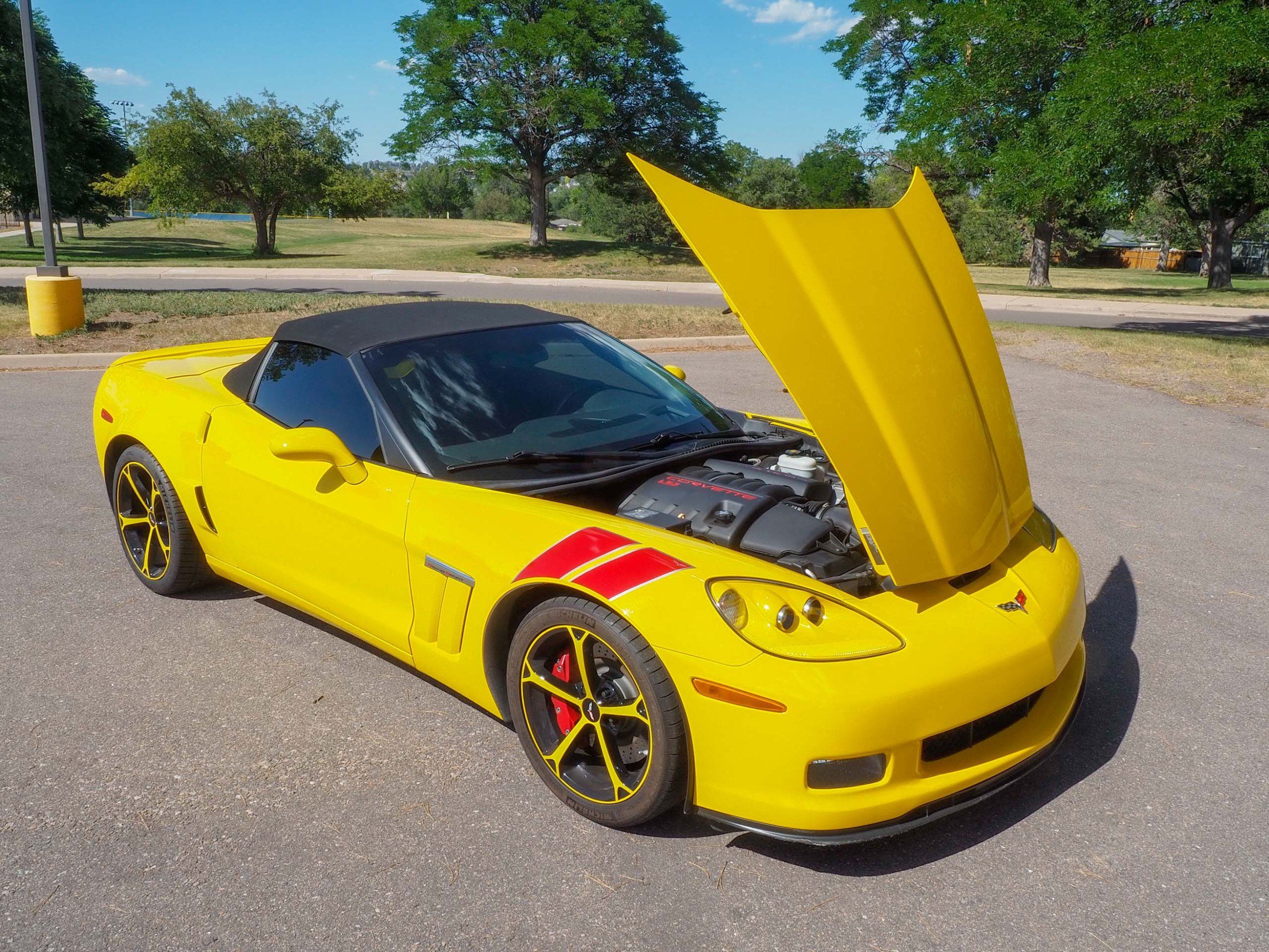 2010 Chevrolet Corvette Yellow Grand Sport