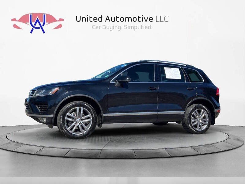 Black 2016 Volkswagen Touareg SUV / Crossover All-Wheel Drive 8-Speed Automatic