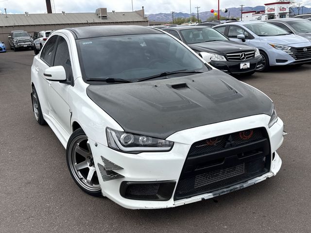White 2015 Mitsubishi Lancer Evolution GSR Sedan All-Wheel Drive 5-Speed Manual