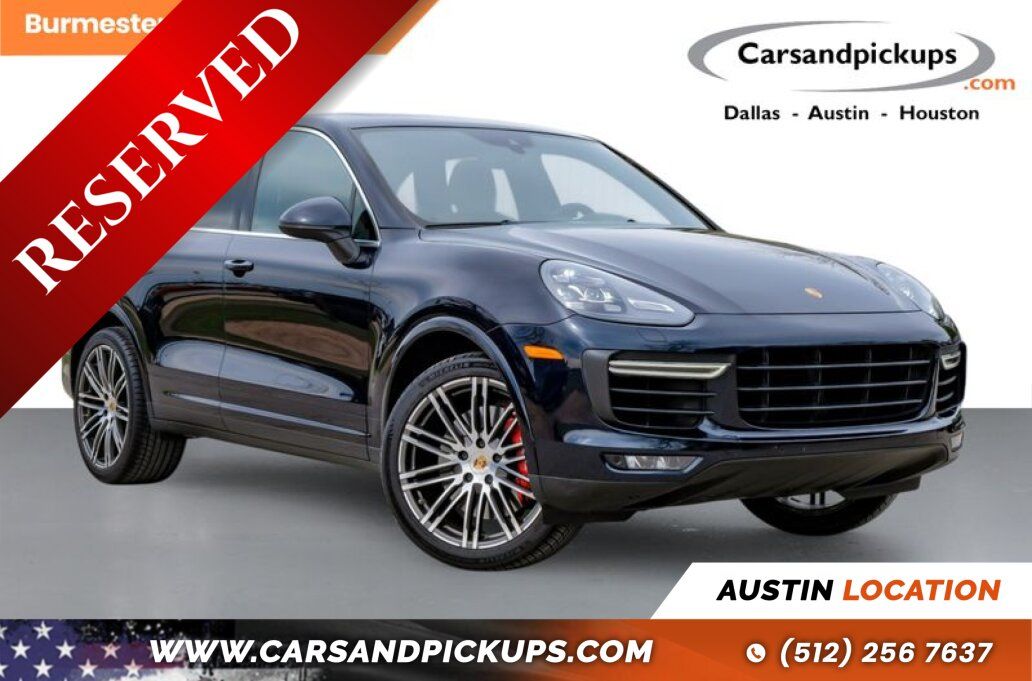 Blue 2018 Porsche Cayenne Turbo AWD SUV / Crossover All-Wheel Drive 8-Speed Automatic