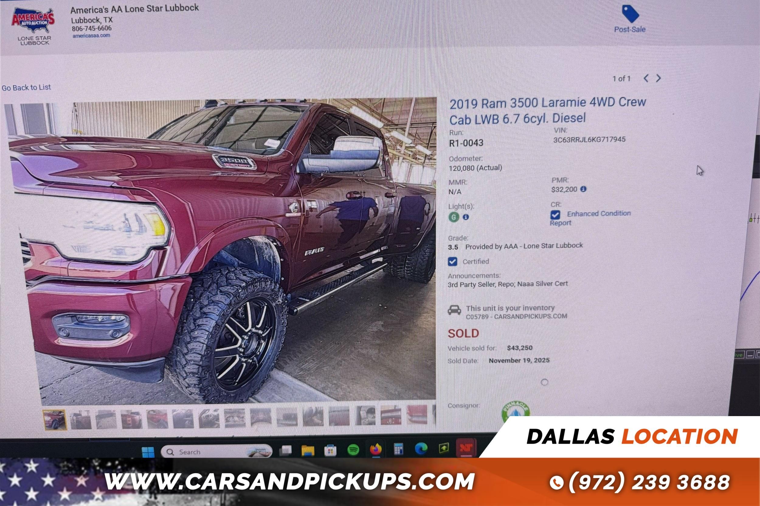 2019 RAM Ram 3500 Pickup Laramie's photo