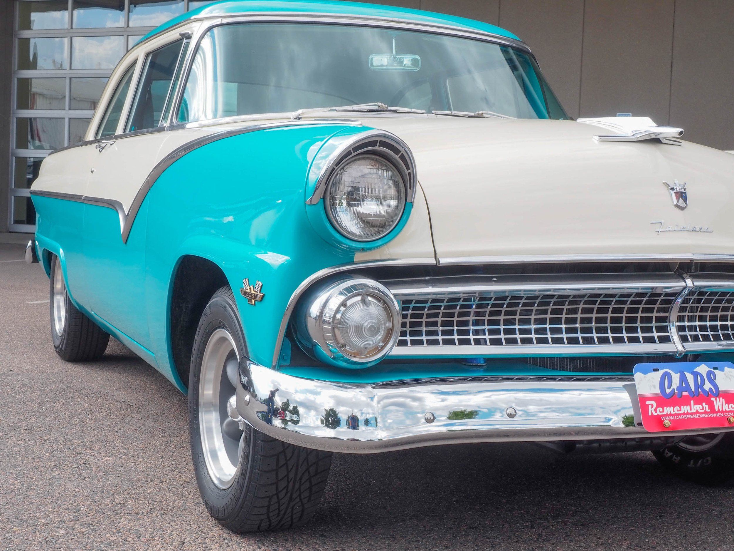 1955 Ford Fairlane Teal Coupe