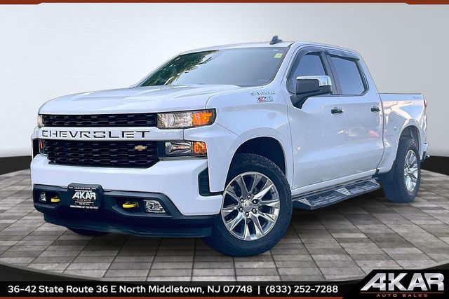 White 2019 Chevrolet Silverado 1500 Pickup Truck Four-Wheel Drive 6-Speed Automatic