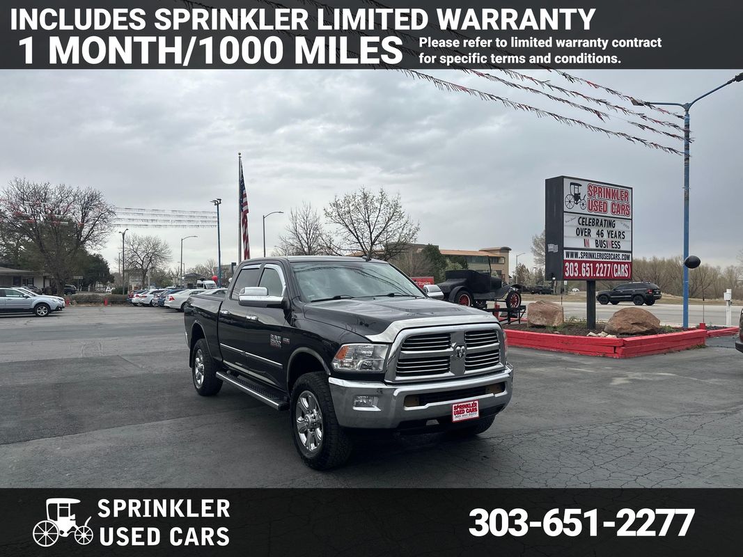 Green 2016 RAM 2500 Big Horn Crew Cab 4WD Pickup Truck Four-Wheel Drive 6-Speed Automatic