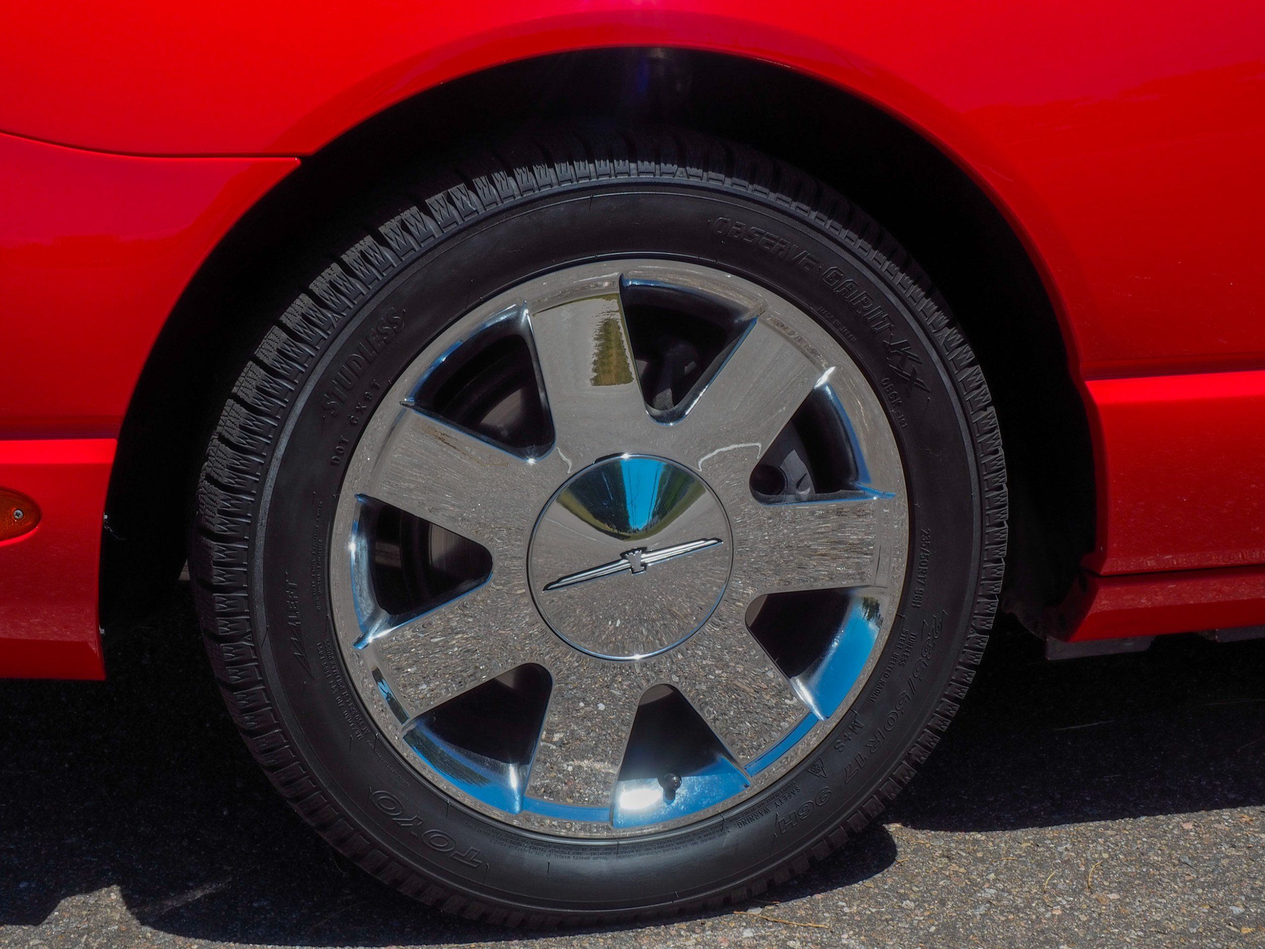 2002 Ford Thunderbird Red Deluxe