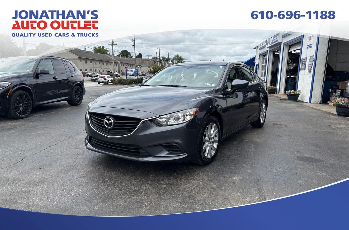 Gray 2015 Mazda MAZDA6 Sedan Front-Wheel Drive 6-Speed Manual