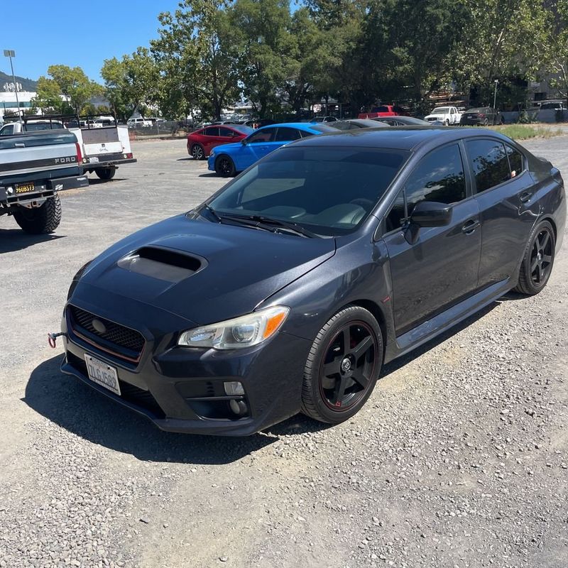 Black 2016 Subaru WRX Sedan All-Wheel Drive 8-Speed CVT