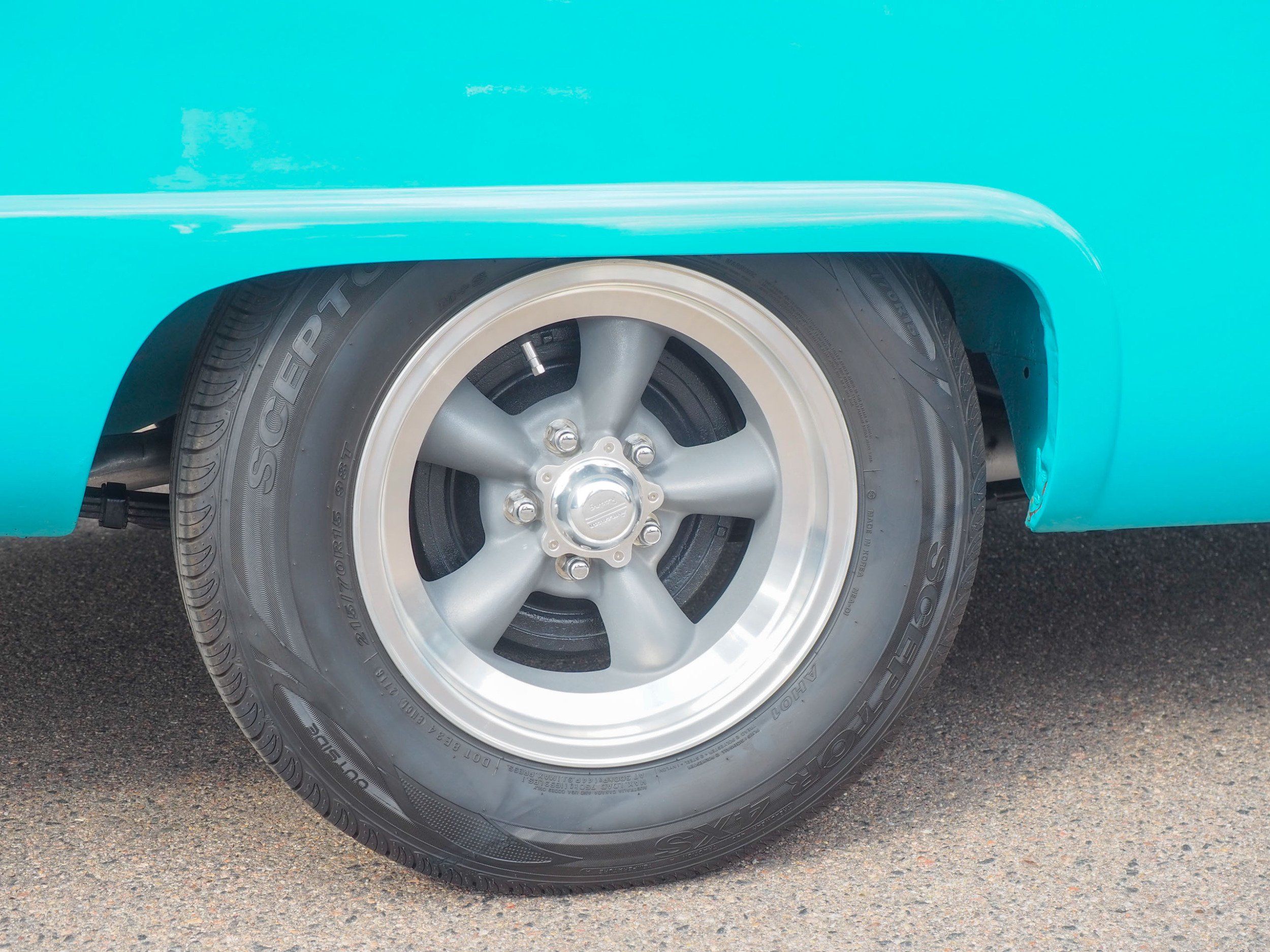 1955 Ford Fairlane Teal Coupe