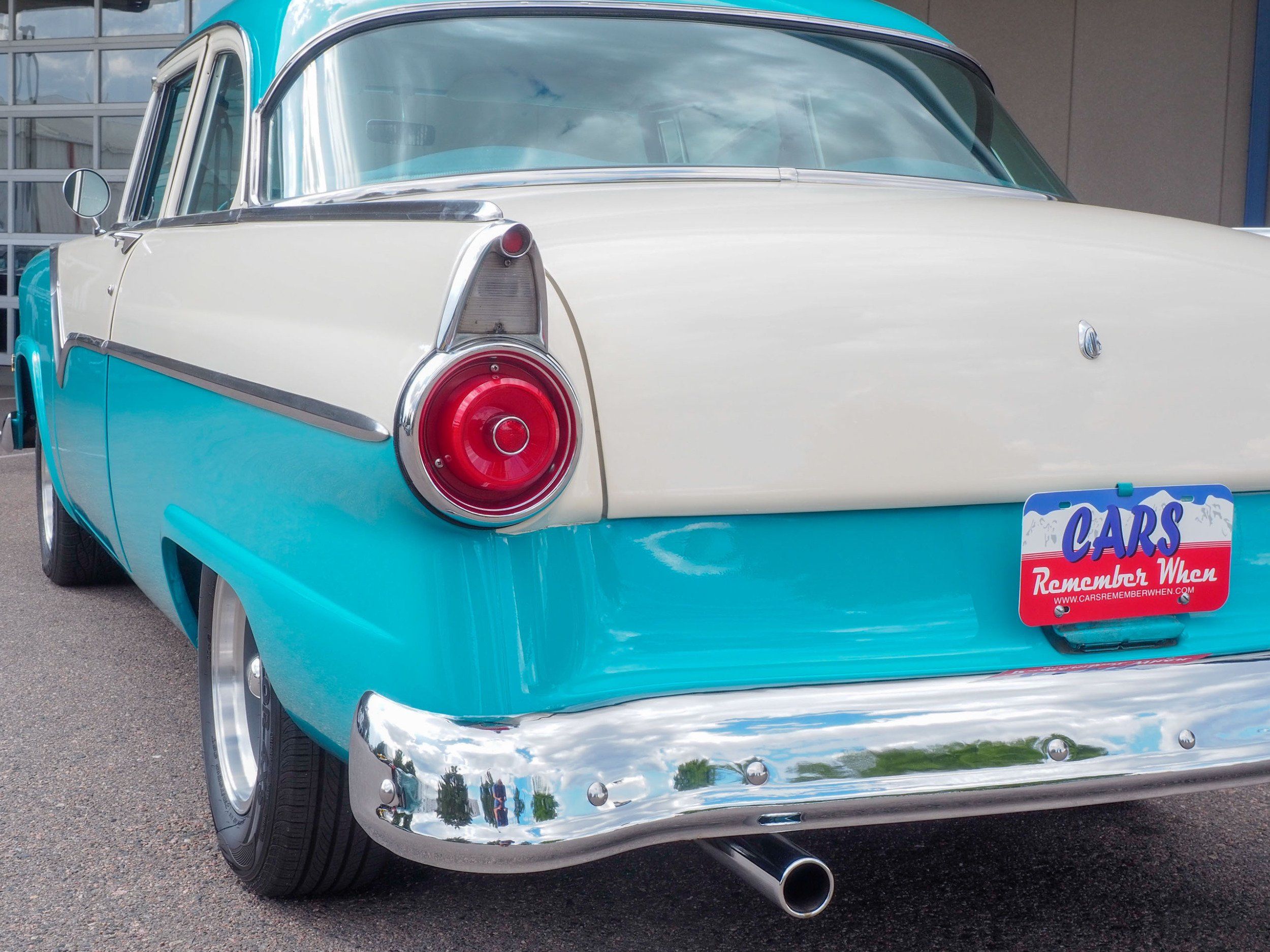 1955 Ford Fairlane Teal Coupe