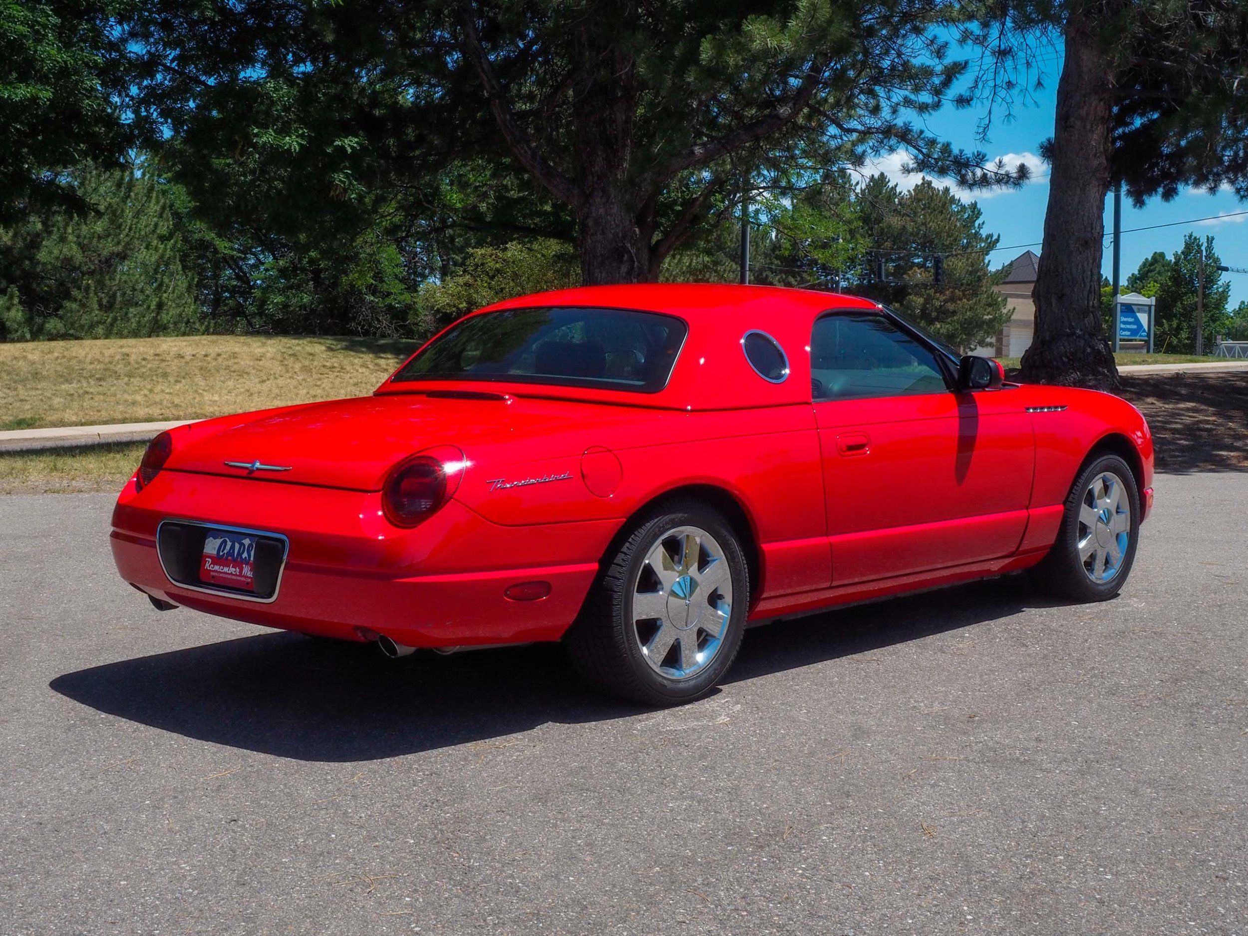2002 Ford Thunderbird Red Deluxe