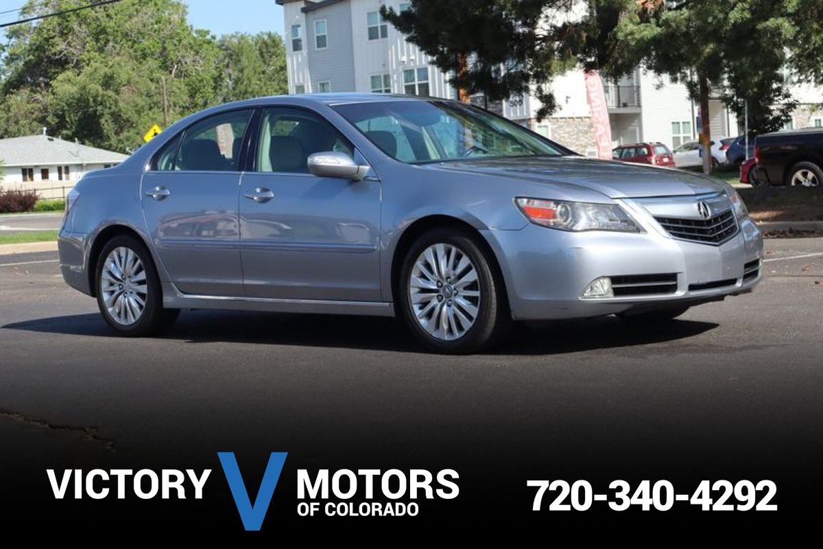 Silver 2011 Acura RL Sedan 6-Speed Automatic