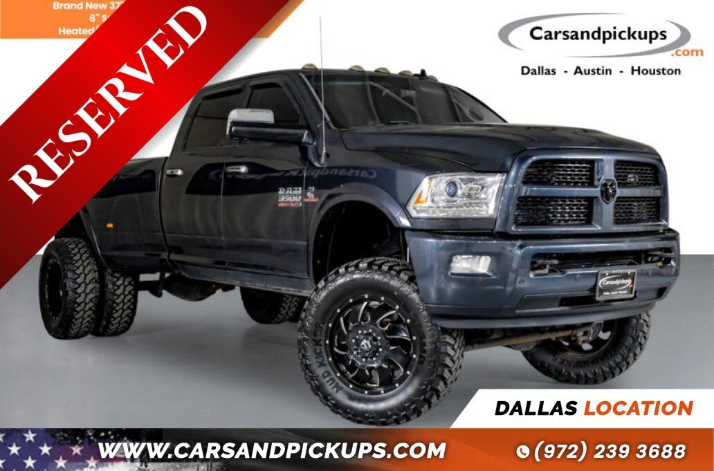 Gray 2018 RAM 3500 Pickup Truck Four-Wheel Drive 6-Speed Automatic