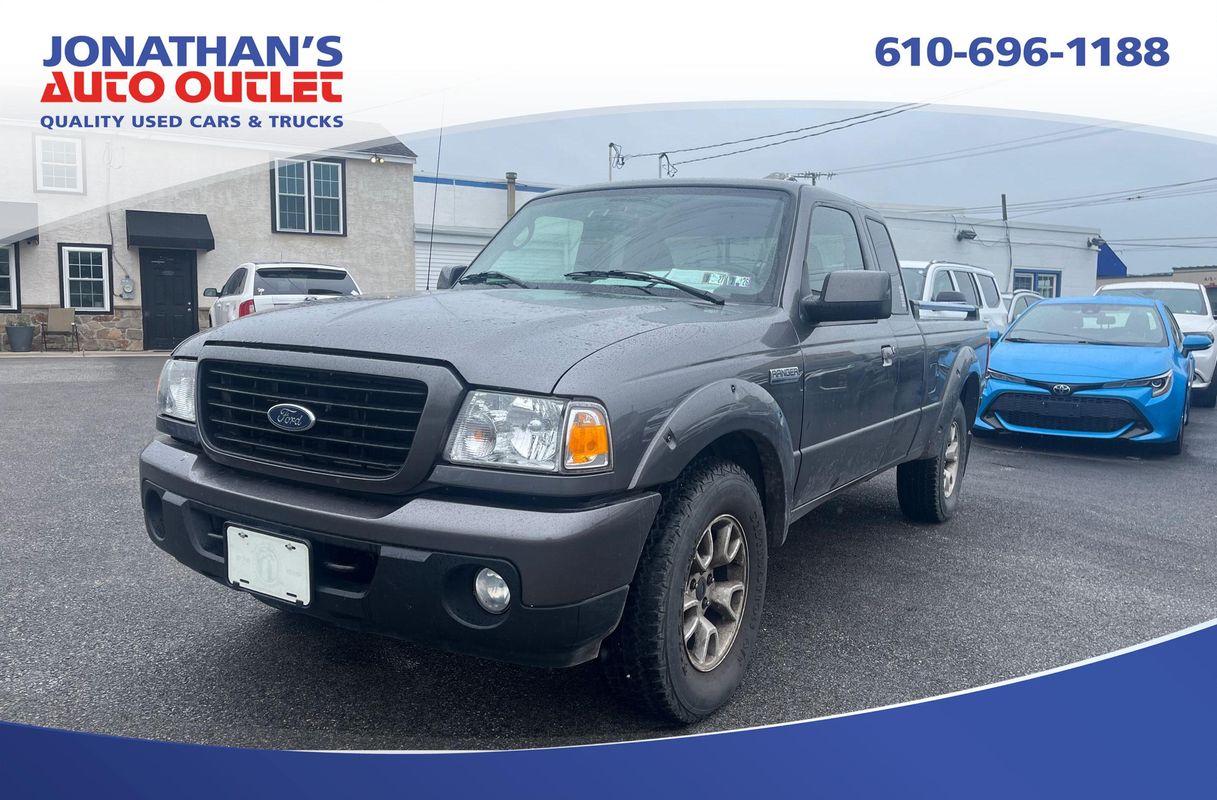 Gray 2008 Ford Ranger Pickup Truck Four-Wheel Drive 5-Speed Manual