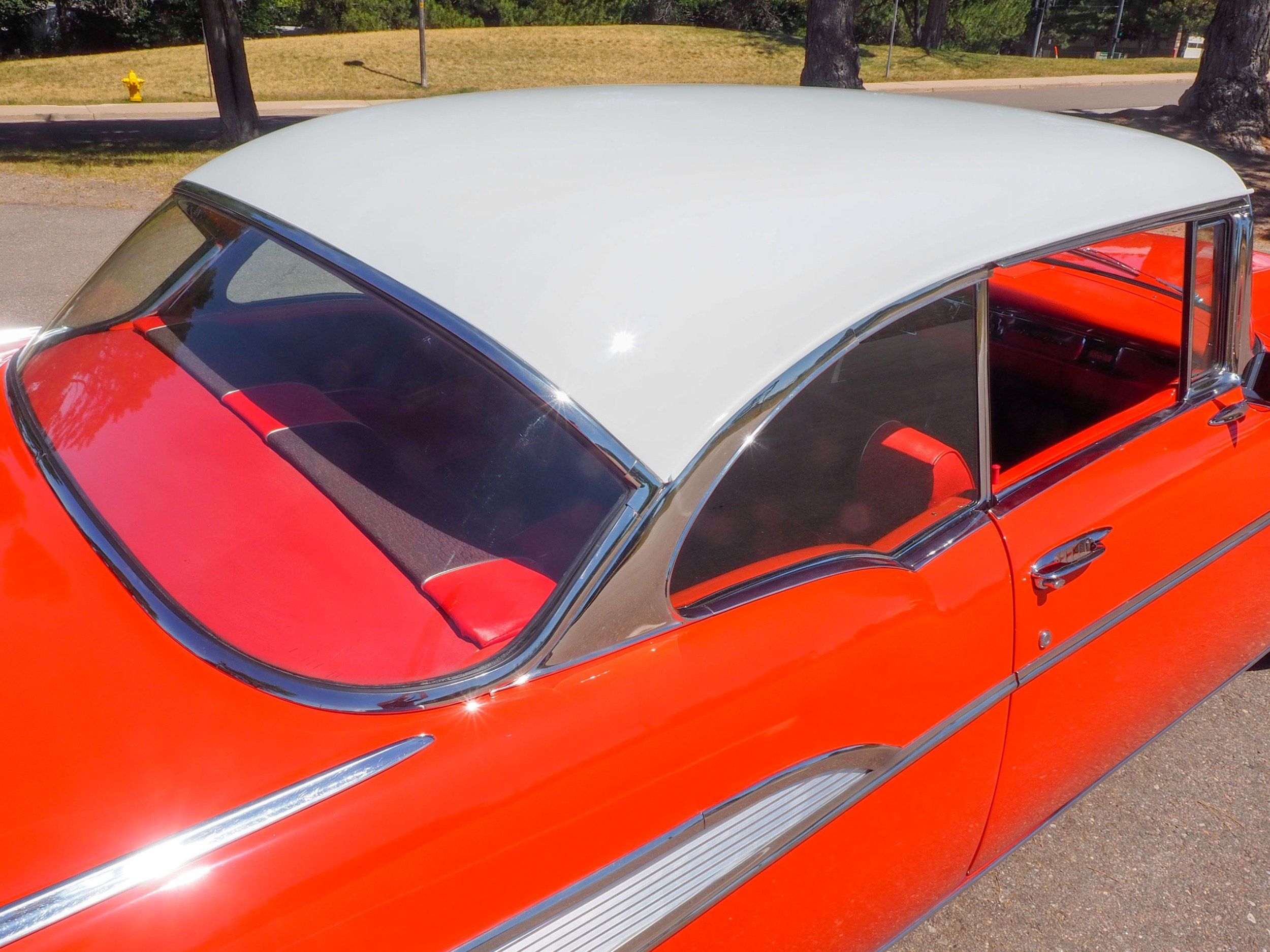 1957 Chevrolet Bel Air Orange 