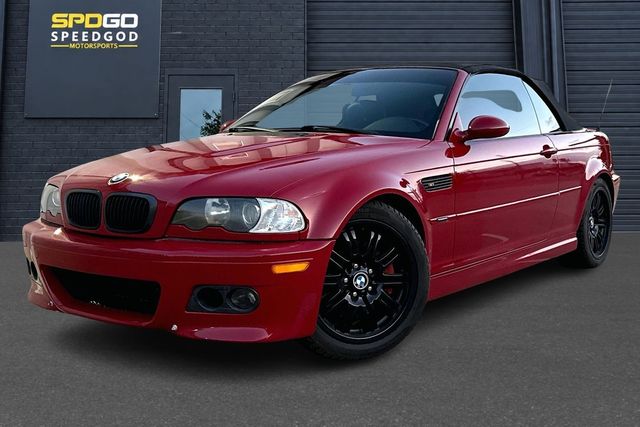 Red 2006 BMW M3 Convertible Rear-Wheel Drive 6-Speed Manual