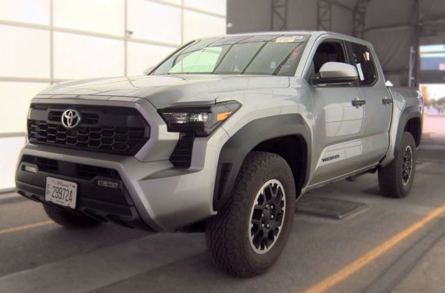 Silver 2025 Toyota Tacoma Pickup Truck Four-Wheel Drive 8-Speed Automatic