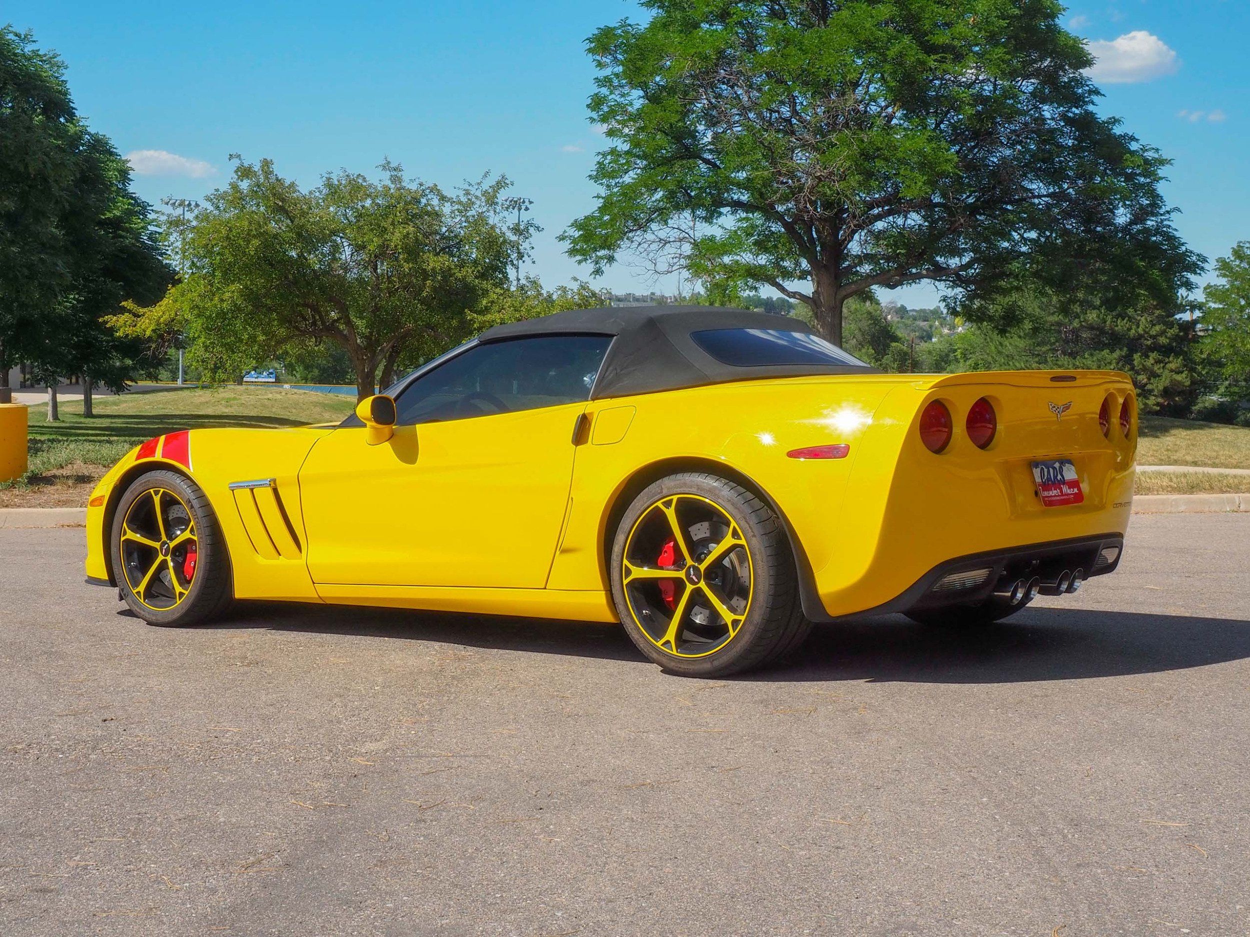 2010 Chevrolet Corvette Yellow Grand Sport