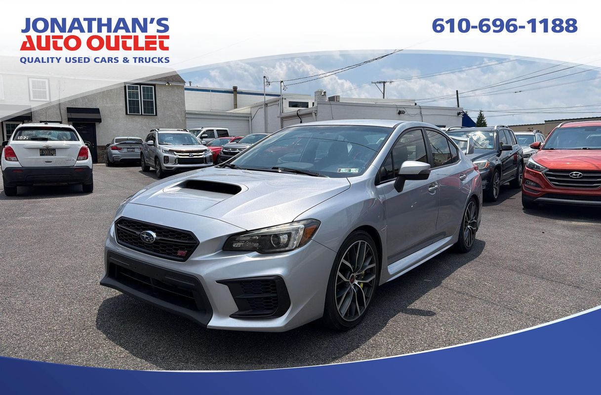 Silver 2020 Subaru WRX STI AWD Sedan All-Wheel Drive 6-Speed Manual