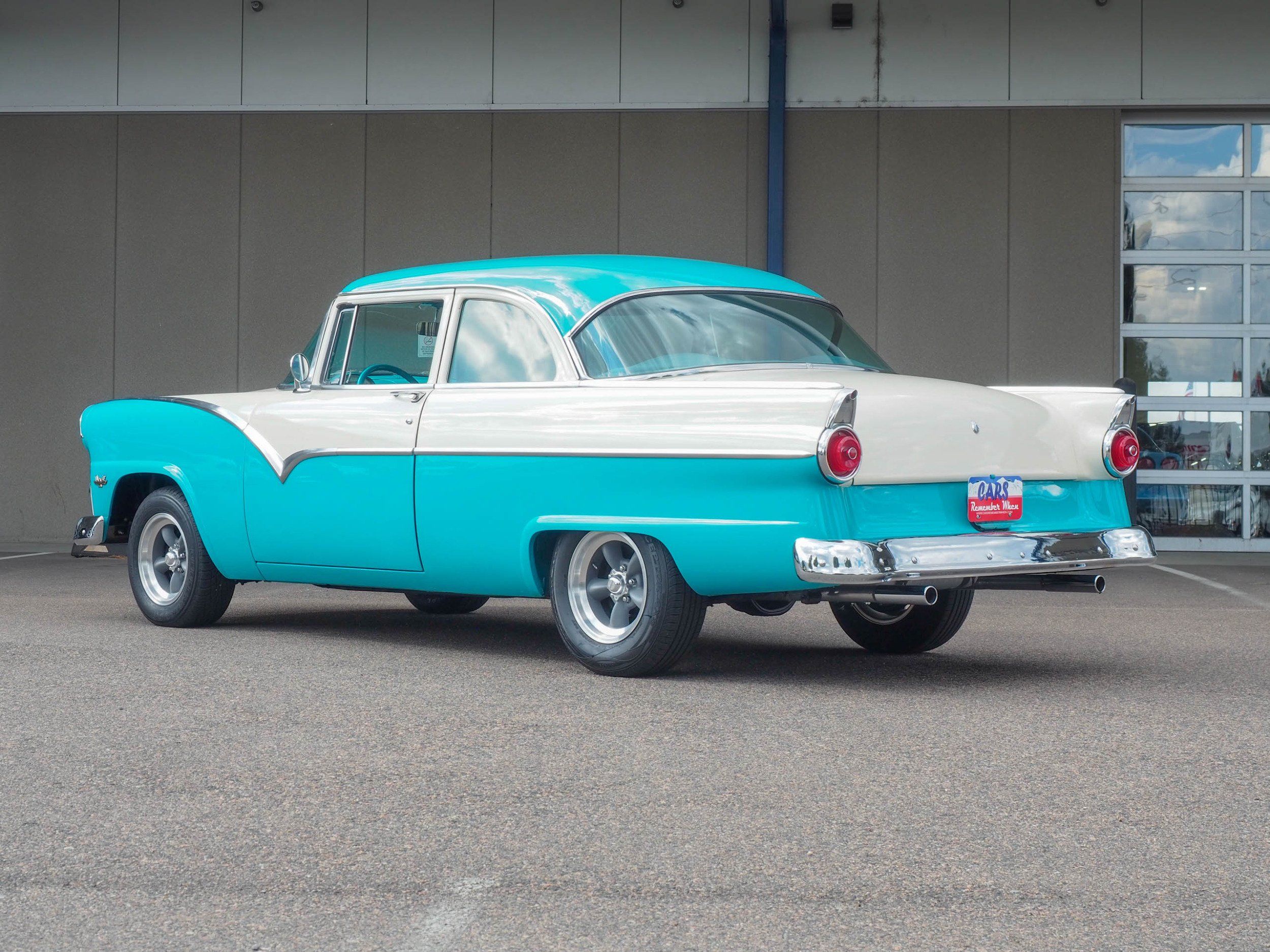 1955 Ford Fairlane Teal Coupe