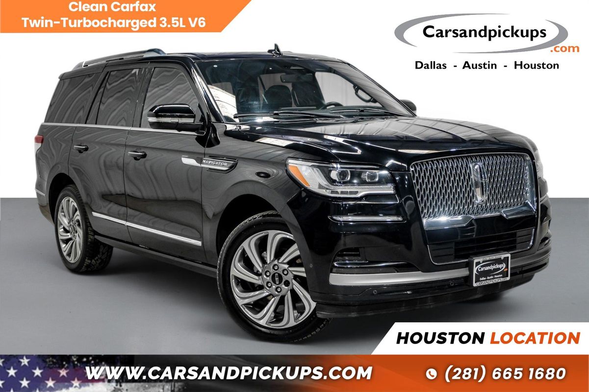 Black 2024 Lincoln Navigator SUV / Crossover Four-Wheel Drive Automatic