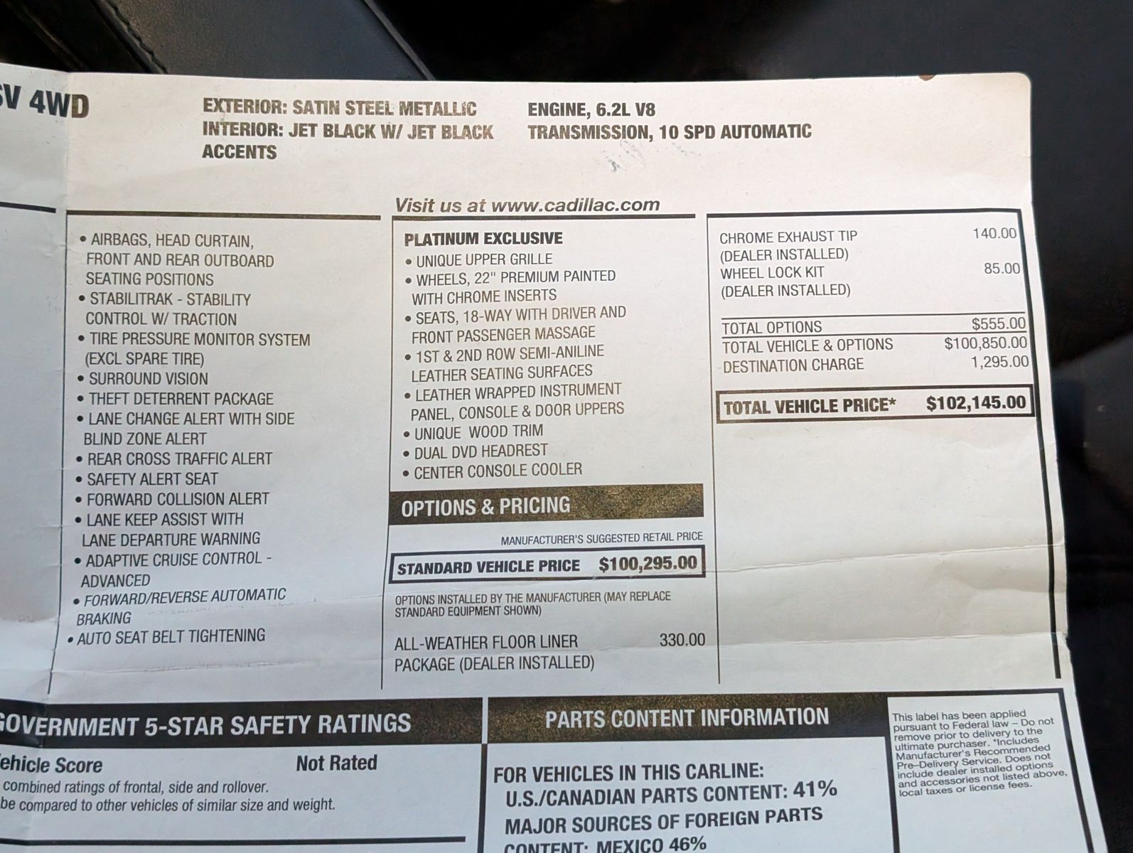 2019 Cadillac Escalade ESV 39