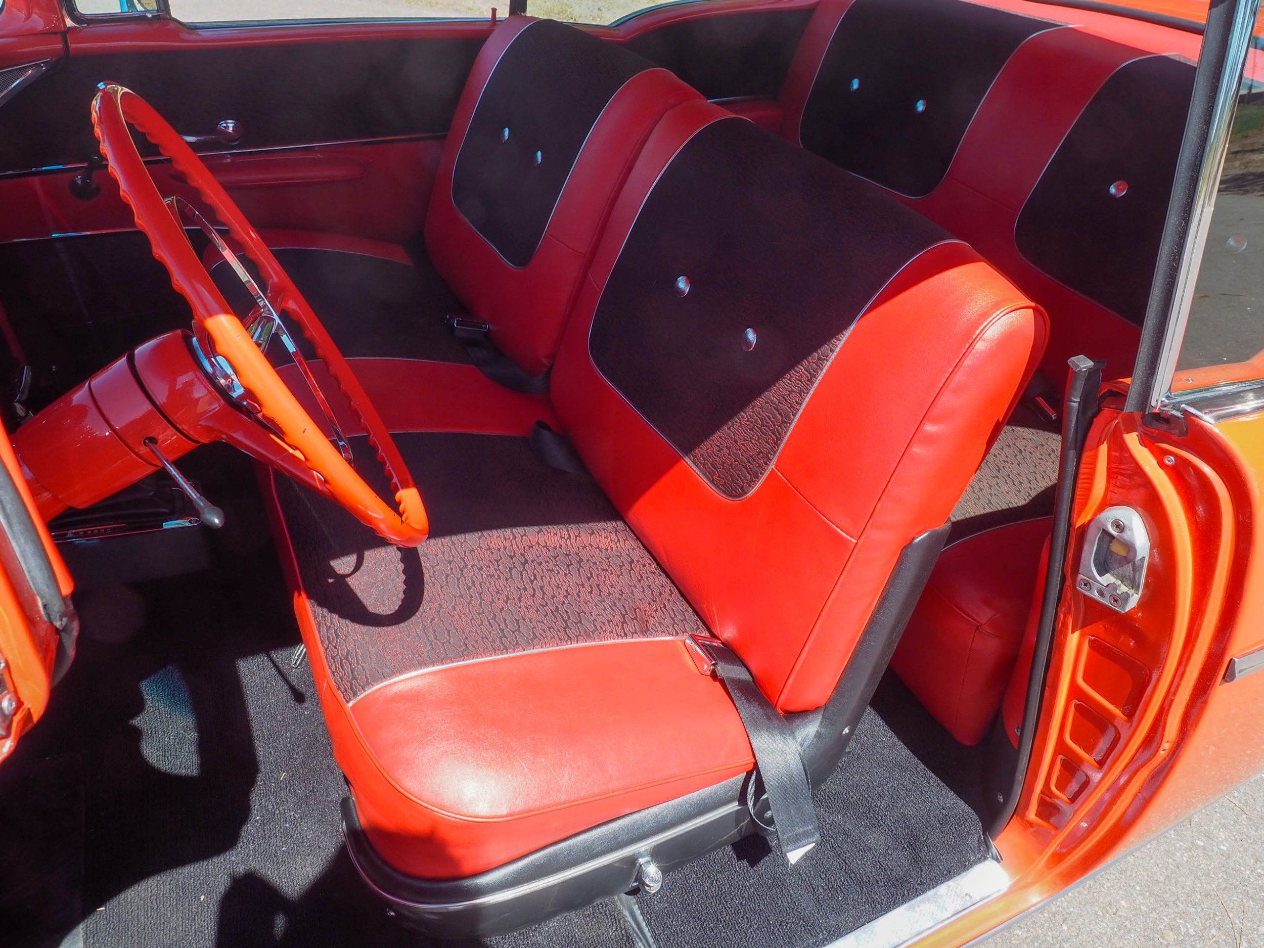 1957 Chevrolet Bel Air Orange 