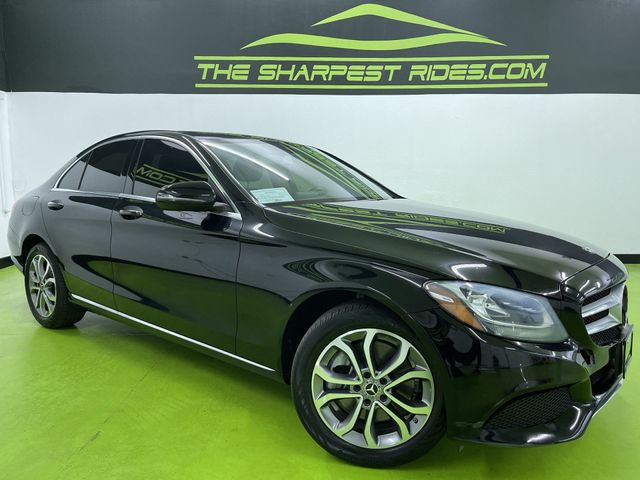 Black 2018 Mercedes-Benz C-Class C 300 Sedan 4MATIC Sedan All-Wheel Drive Automatic