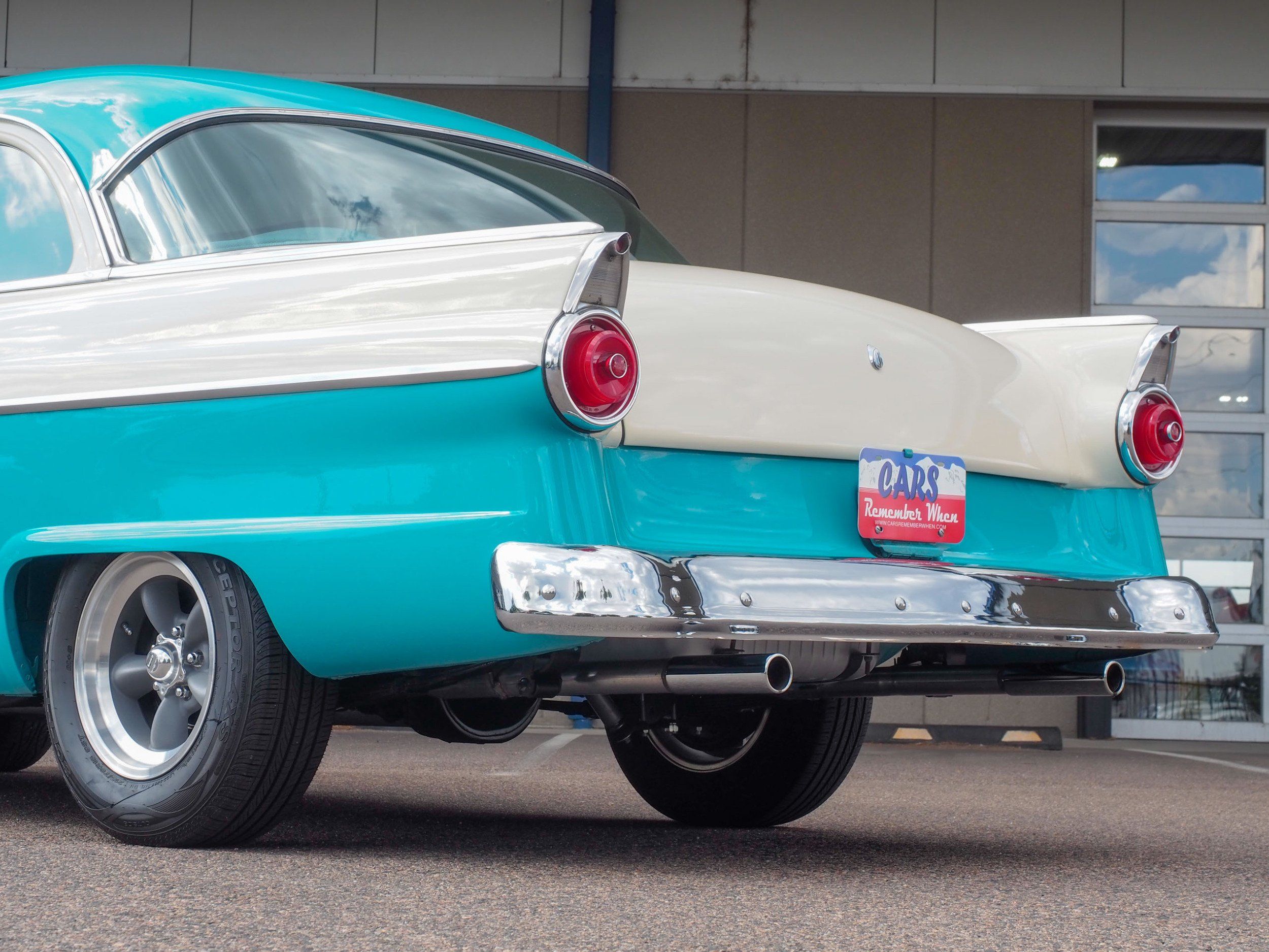 1955 Ford Fairlane Teal Coupe