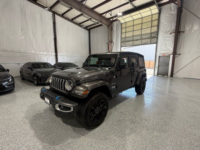 Gray 2024 Jeep Wrangler 4xe SUV / Crossover Four-Wheel Drive 8-Speed Automatic