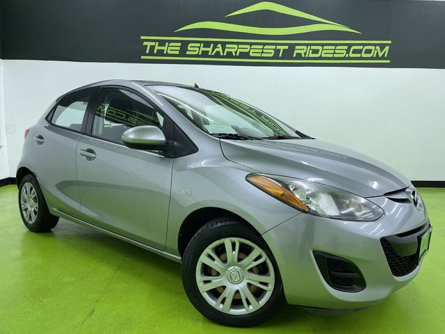 Silver 2012 Mazda MAZDA2 Sport Hatchback Front-Wheel Drive Manual