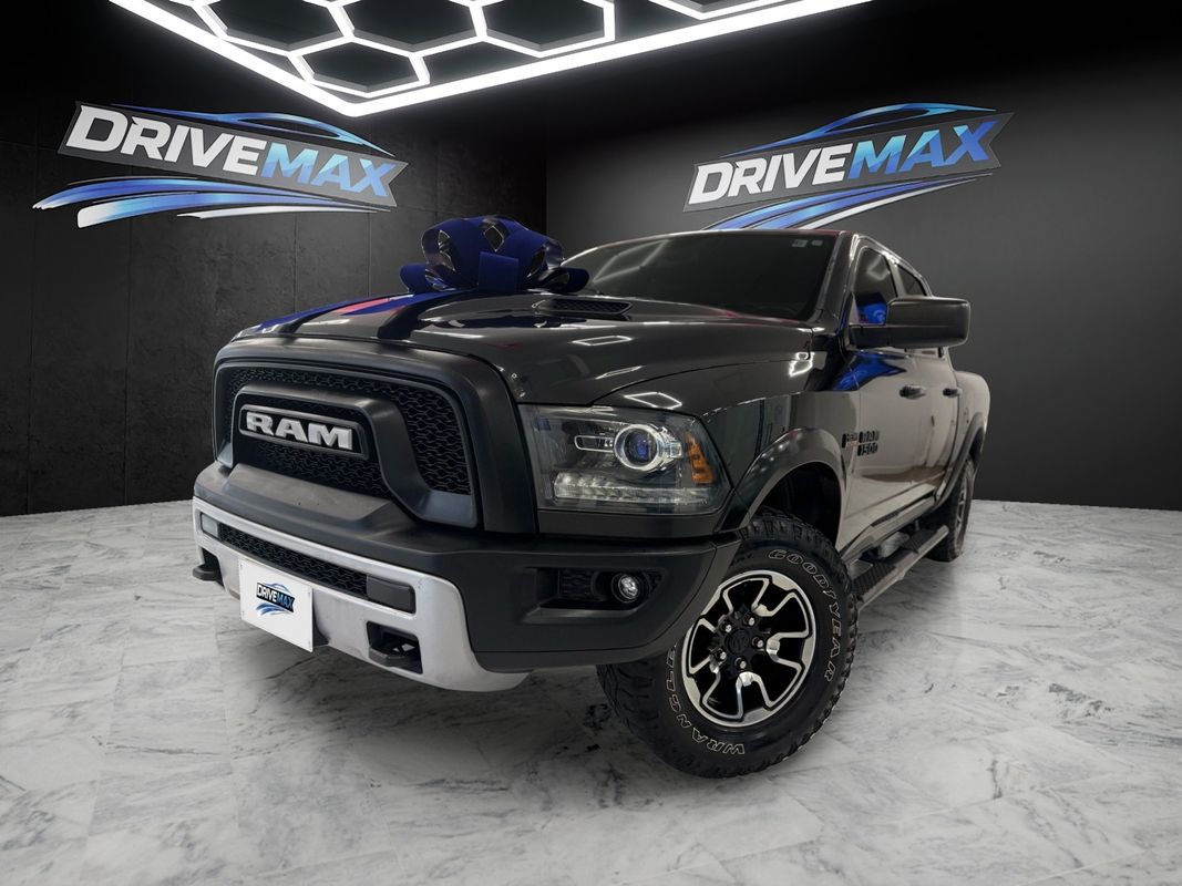 Black 2017 RAM 1500 Pickup Truck Four-Wheel Drive 8-Speed Automatic
