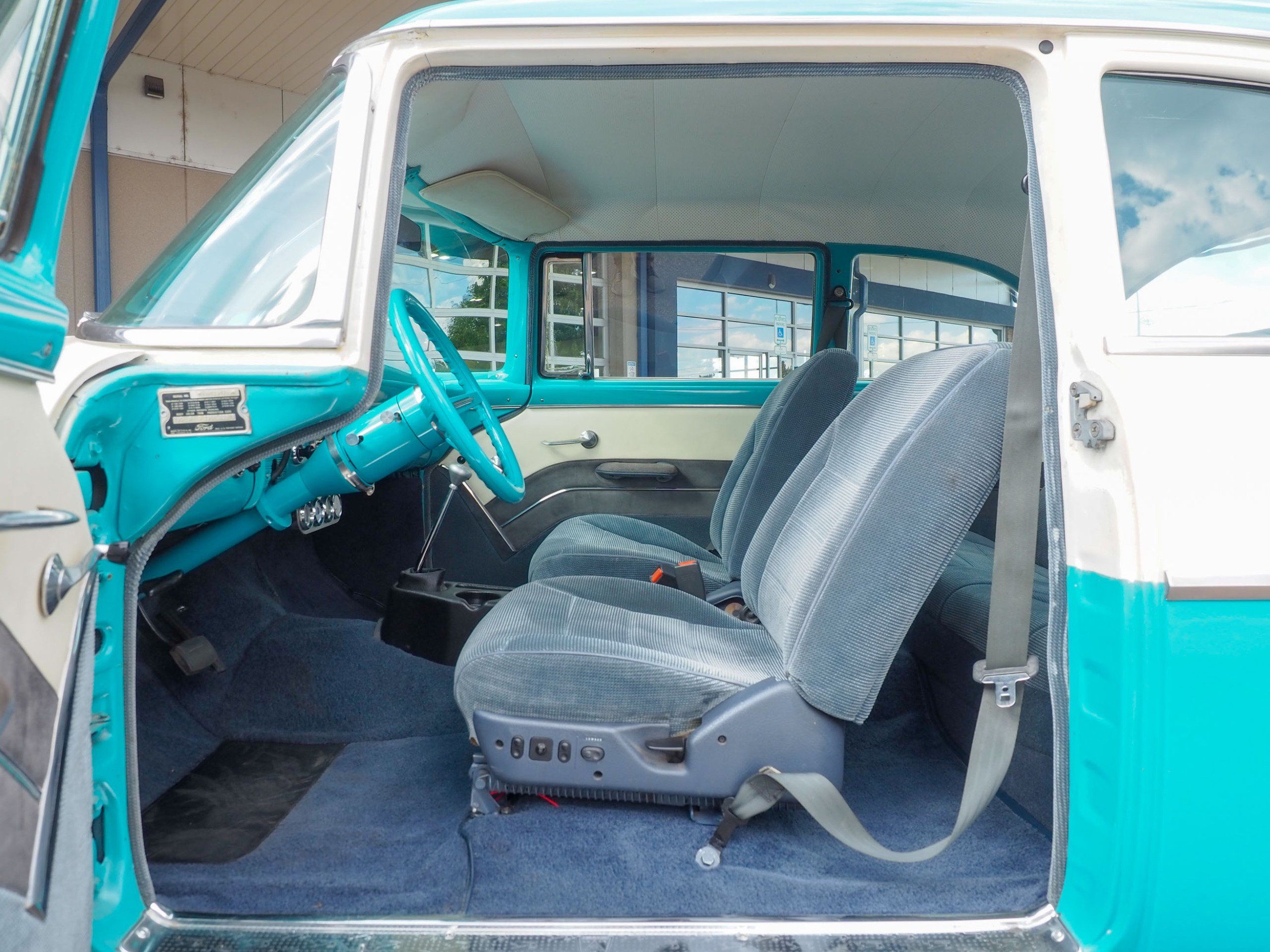 1955 Ford Fairlane Teal Coupe