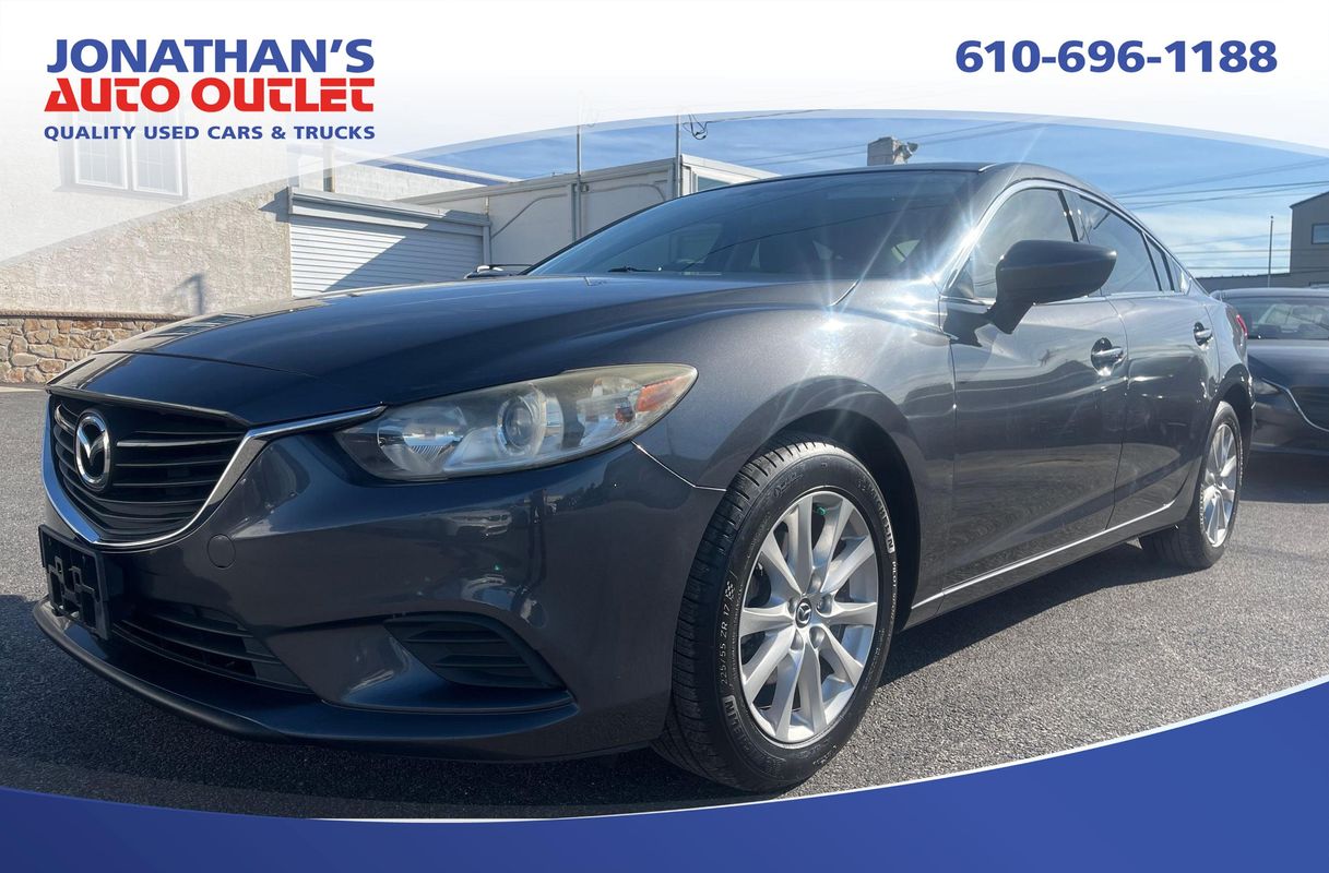 Gray 2015 Mazda MAZDA6 i Sport Sedan Front-Wheel Drive 6-Speed Automatic