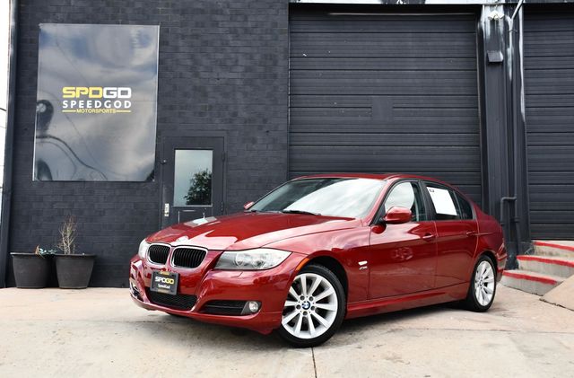 Red 2011 BMW 3 Series Sedan All-Wheel Drive 6-Speed Automatic