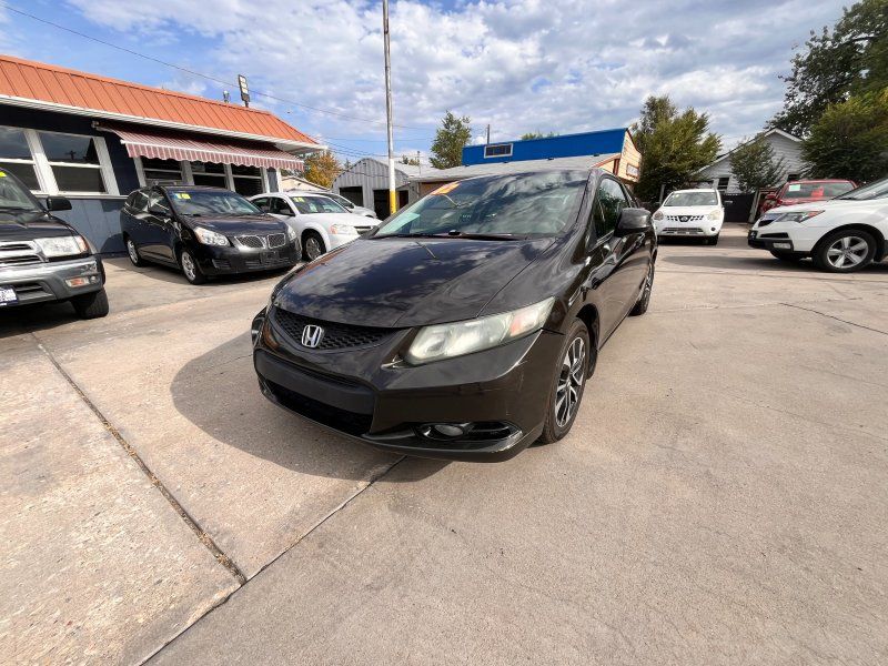 2013 Honda Civic EX-L - Black exterior view 1