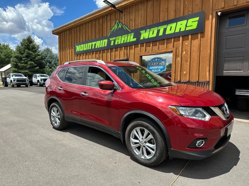 Red 2016 Nissan Rogue SUV / Crossover All-Wheel Drive Continuously Variable Transmission