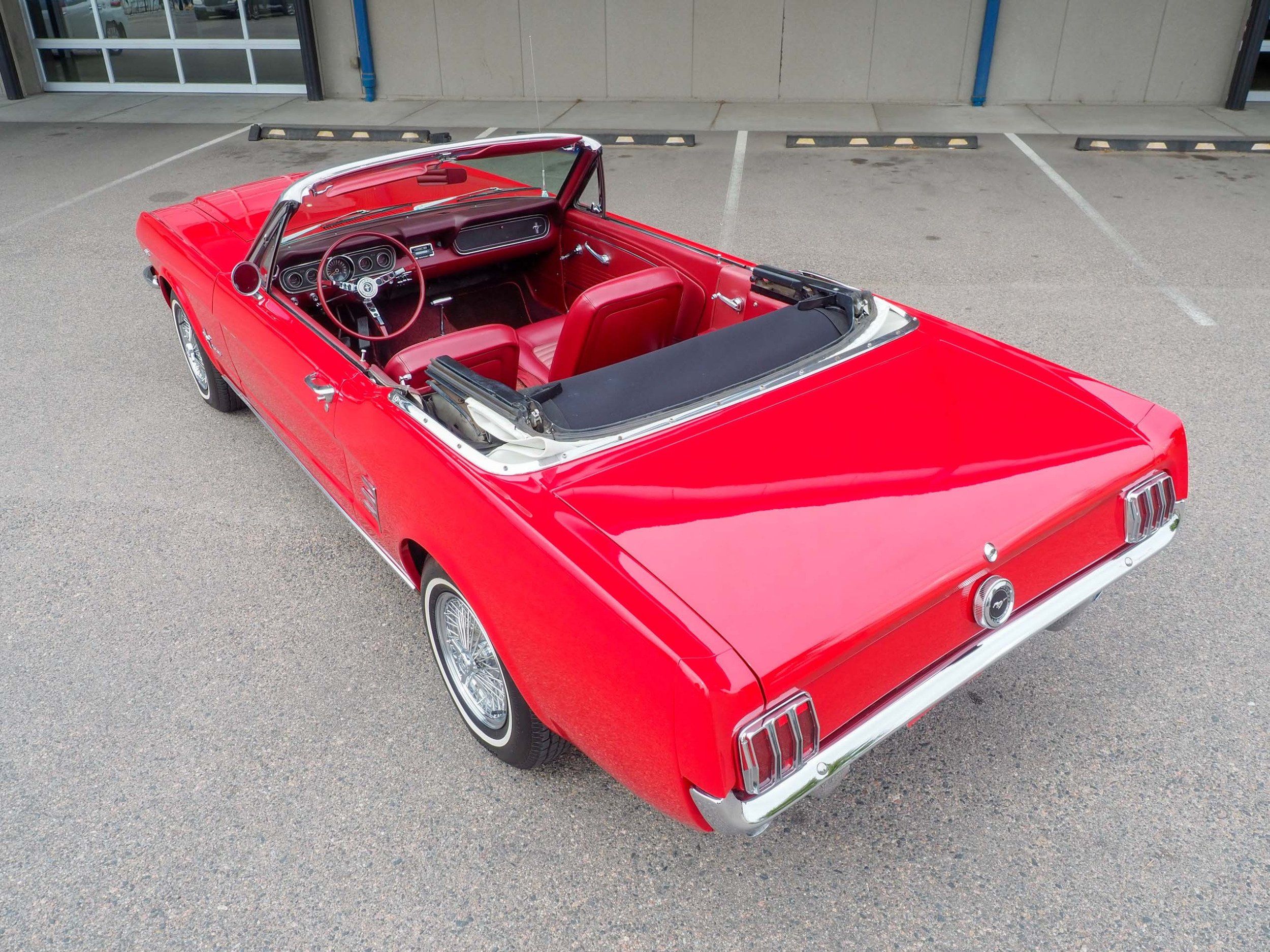 1966 Ford Mustang Red Convertible