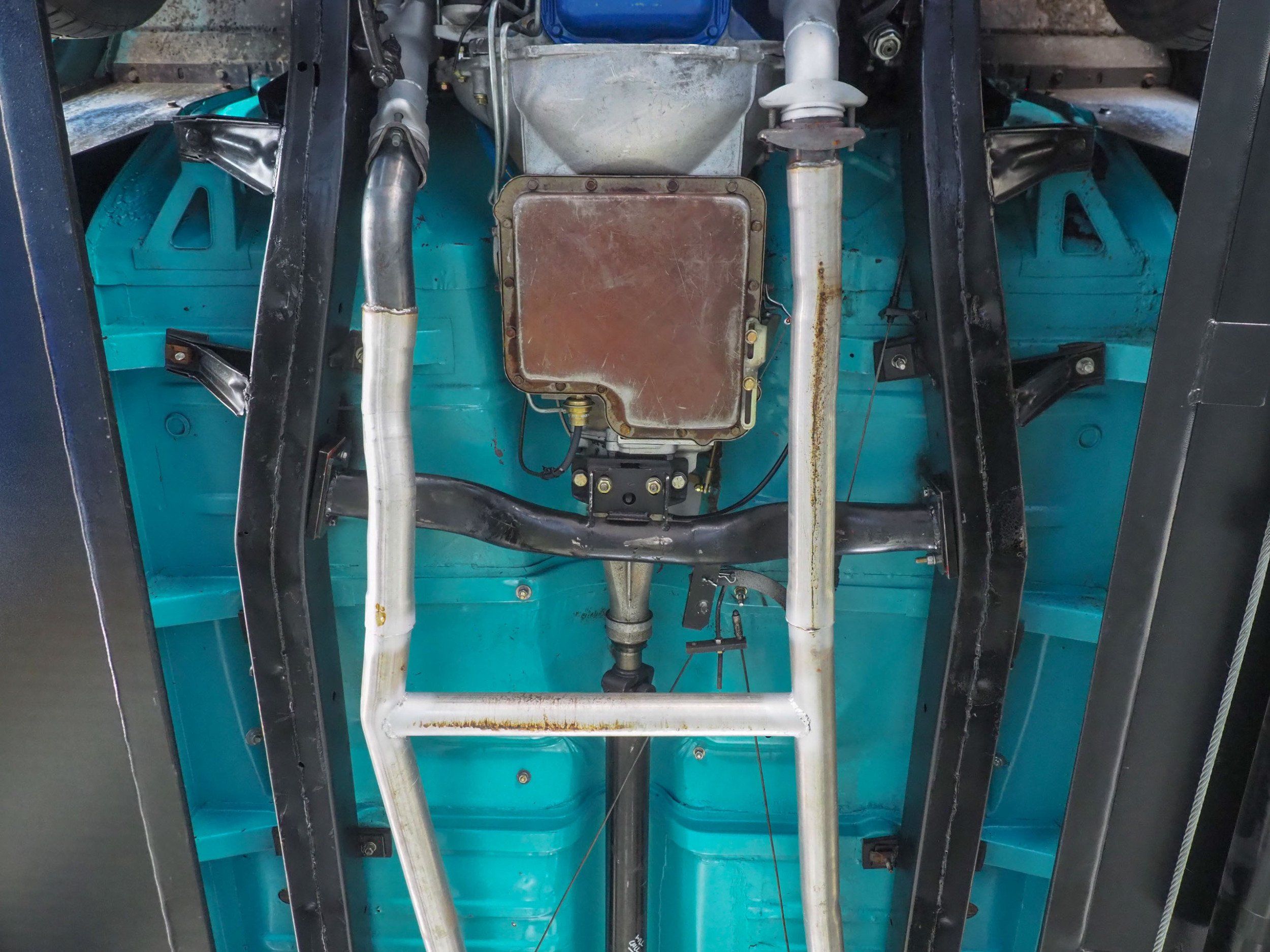 1955 Ford Fairlane Teal Coupe