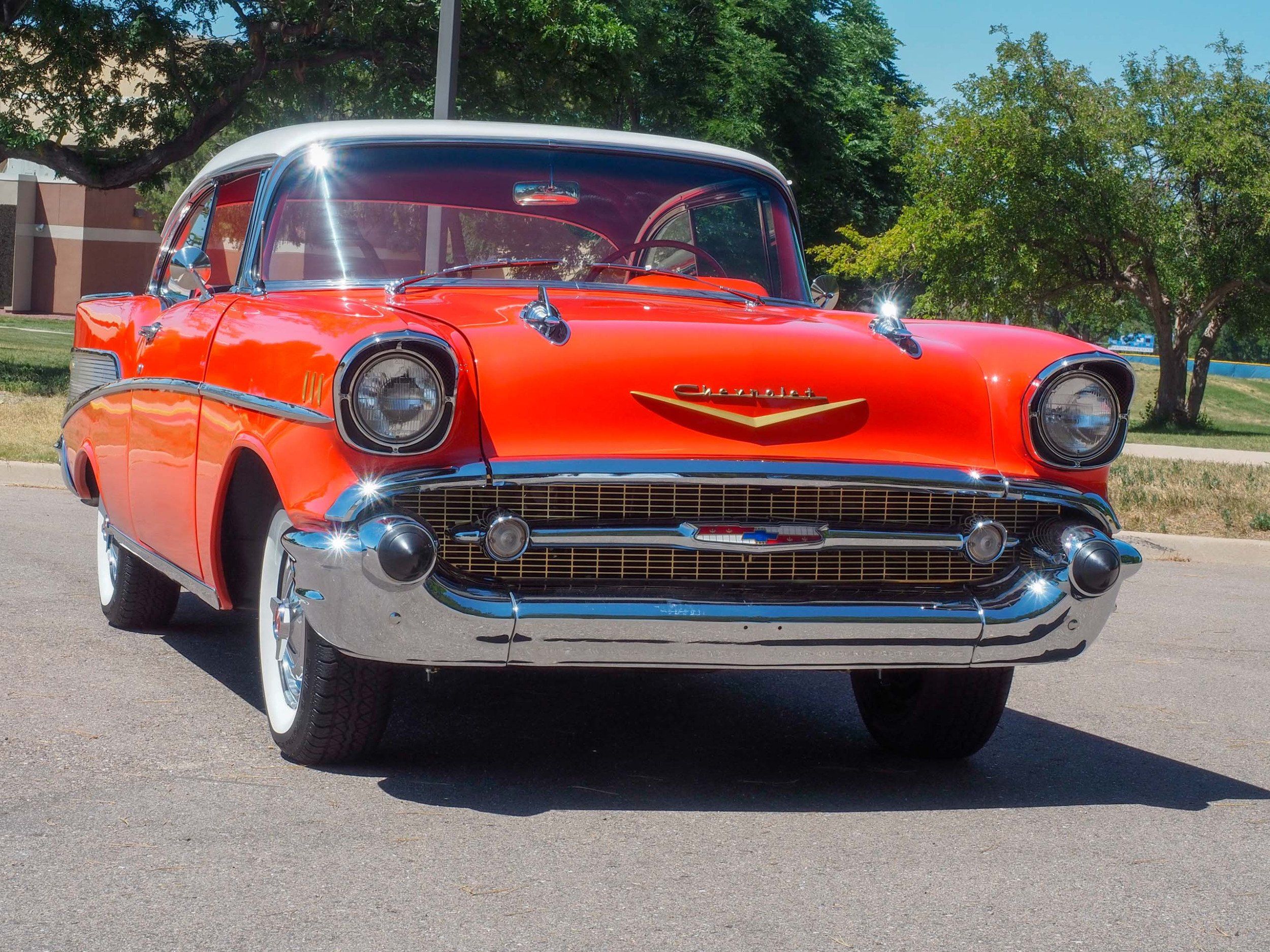 1957 Chevrolet Bel Air Orange 