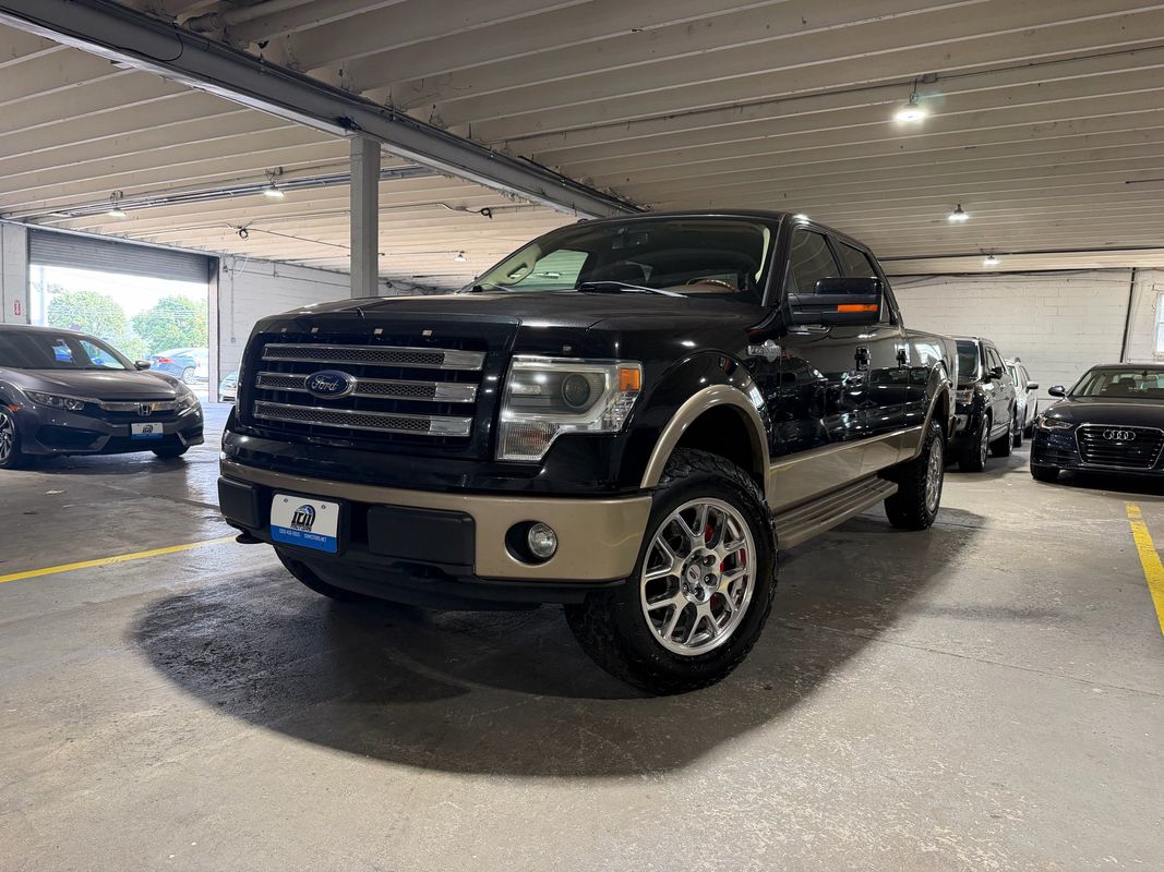 Green 2014 Ford F-150 Pickup Truck Four-Wheel Drive 6-Speed Automatic