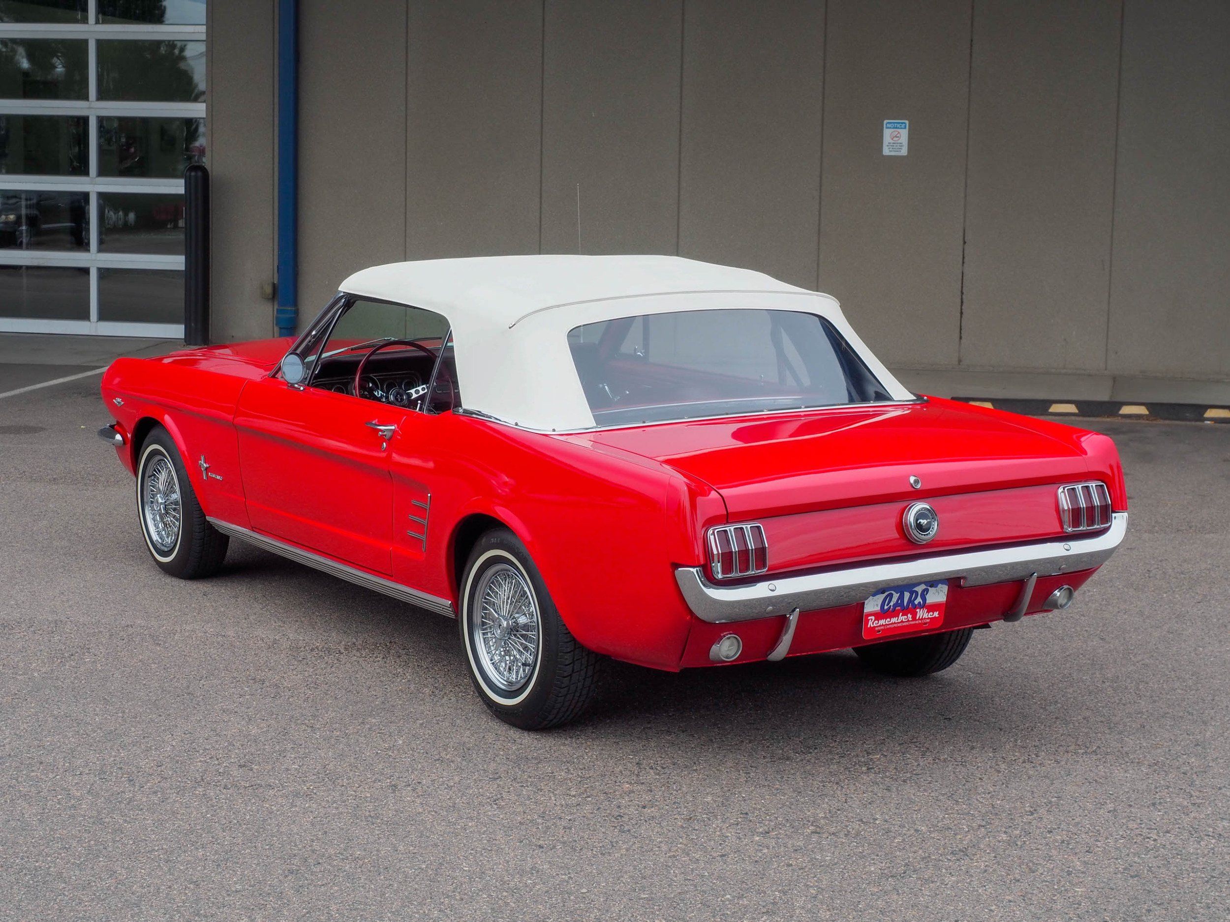 1966 Ford Mustang Red Convertible